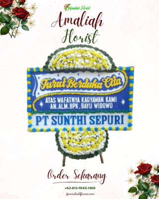 Papan Bunga Duka di Salaman